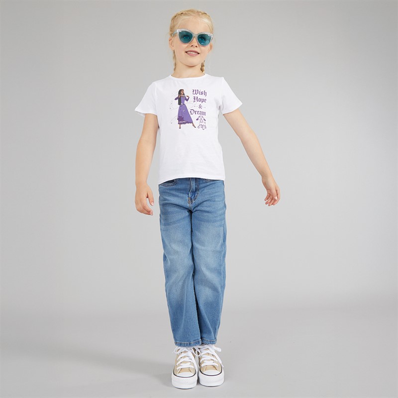 Disney Girls Kydi Wish Three Pack T-Shirts Pink/Bright White/Orchid Bloom
