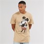 Disney Mens Mickey And Friends T-Shirt Tan