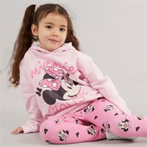 Disney Girls Minnie Mouse Hoodie And Leggings Co-Ord Set Pink