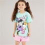 Disney Girls T-Shirt And Shorts Co-Ord Set Multi