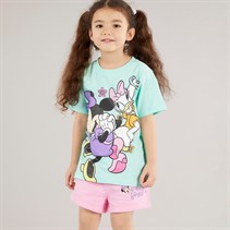 Disney Girls T-Shirt And Shorts Co-Ord Set Multi