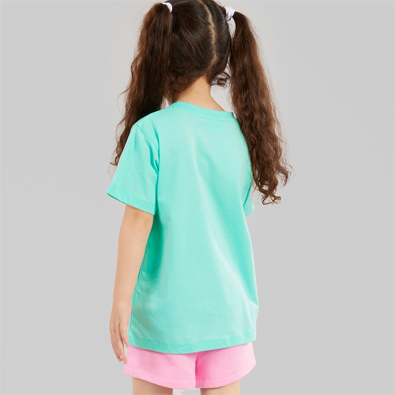 Disney Girls T-Shirt And Shorts Co-Ord Set Multi