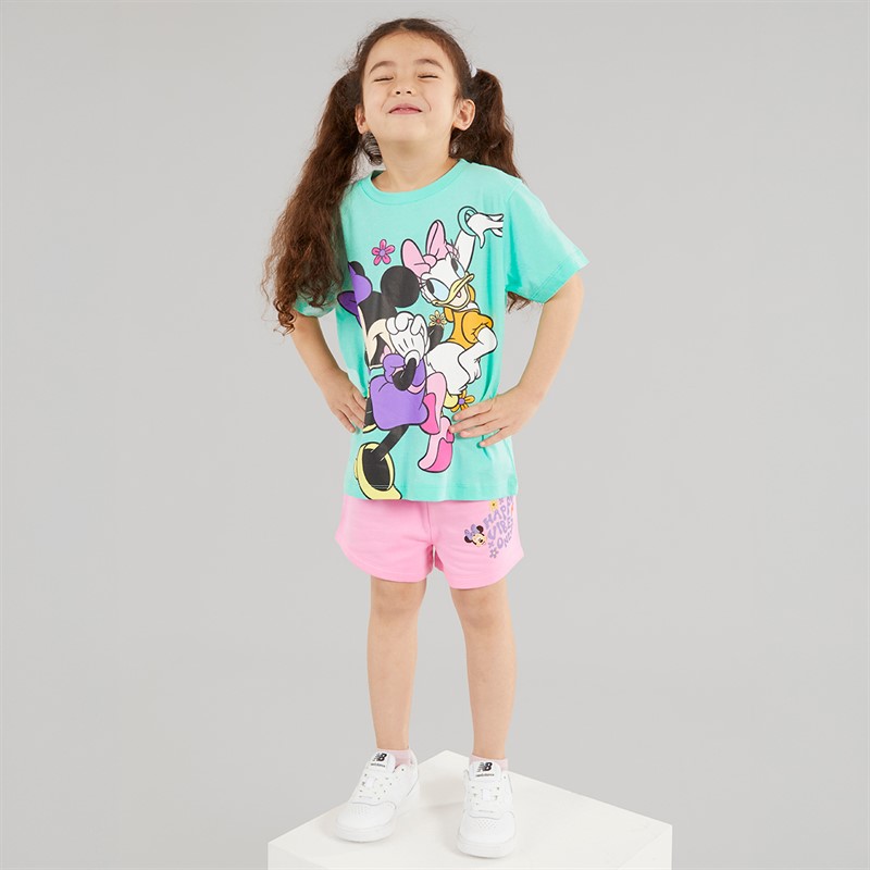 Disney Girls T-Shirt And Shorts Co-Ord Set Multi