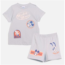 Disney Boys T-Shirt And Shorts Co-Ord Set Blue