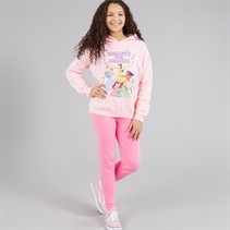 Disney Girls Hoodie And Leggings Co-Ord Set Pink