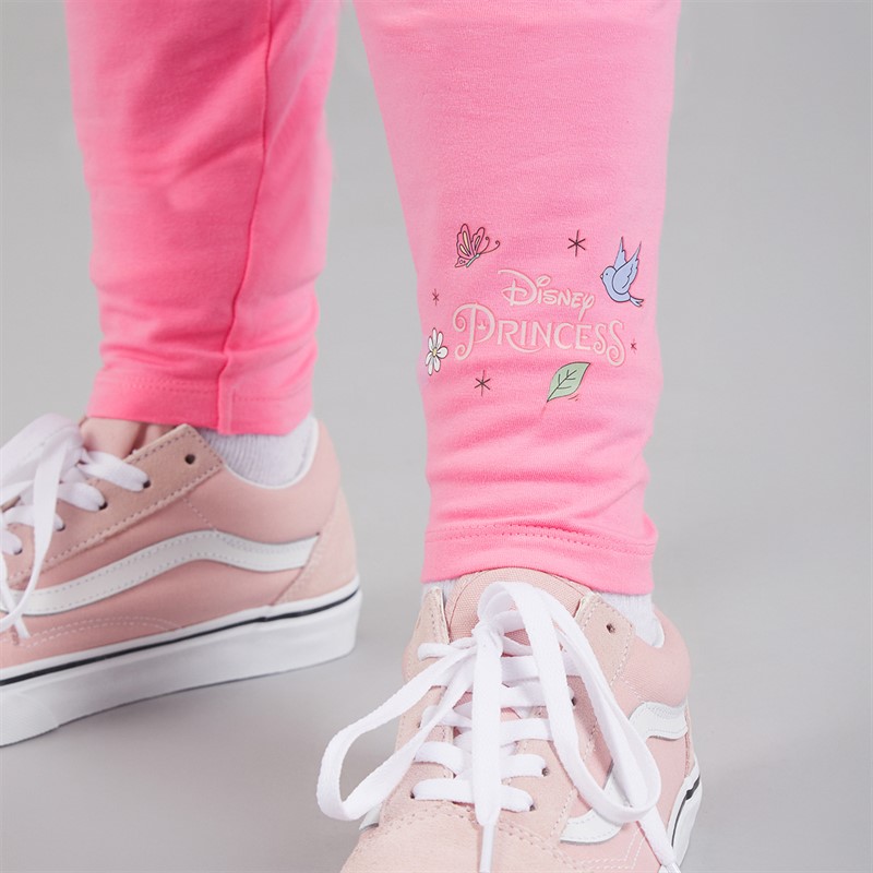 Disney Girls Hoodie And Leggings Co-Ord Set Pink