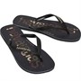 Havaianas Unisex Top Logomania Flip Flops Black/Black/White