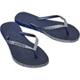 Havaianas Womens Slim Sparkle II Flips Flops Navy Blue