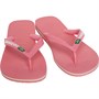 Havaianas Brasil Logo Flip Flops Pink Porcelain