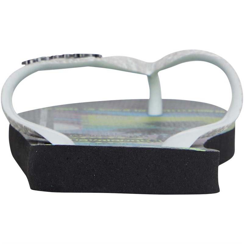 Havaianas Mens Top Infinity Flip Flops White/Black/Grey