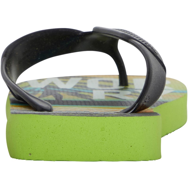 Havaianas Mens Surf Flip Flops Lemon Green