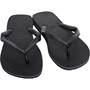 Havaianas Mens Logo Filete Flip Flops Black/Black/Steel Grey
