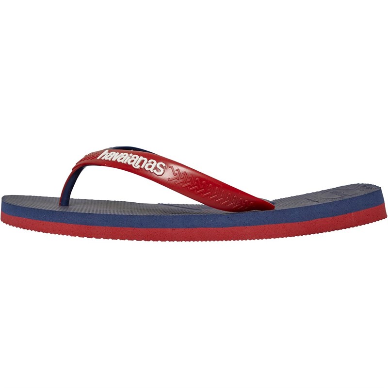 Havaianas Mens Marinho Flip Flops Marine/Red