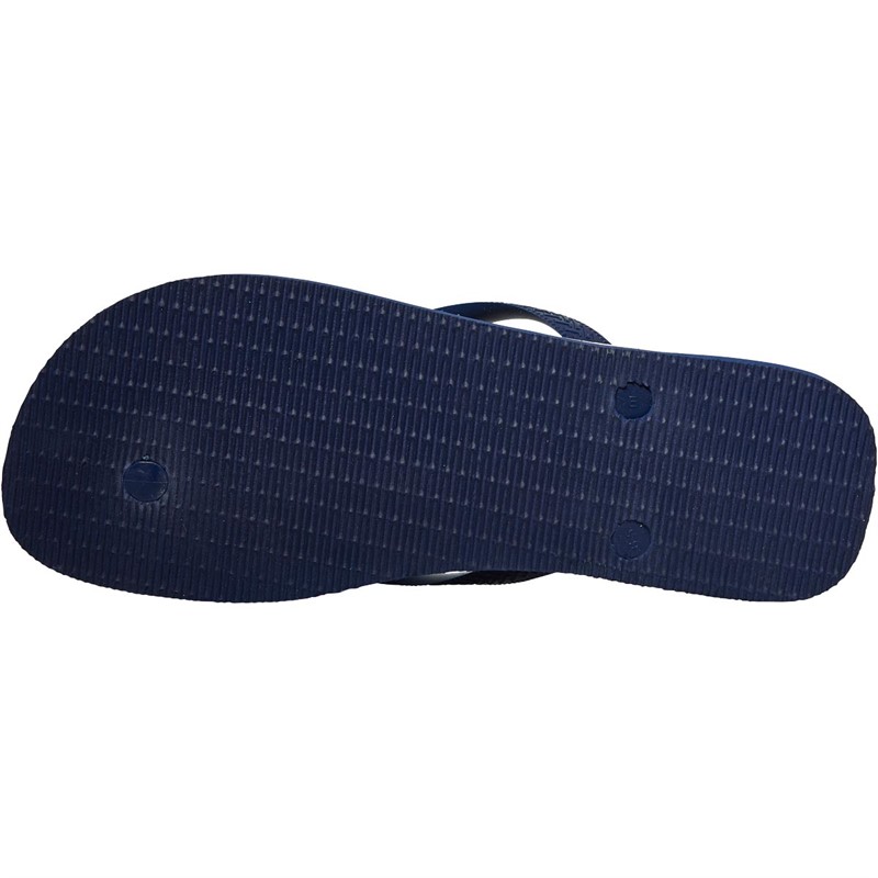 Havaianas Mens Top Logomania Flip Flops Navy Blue