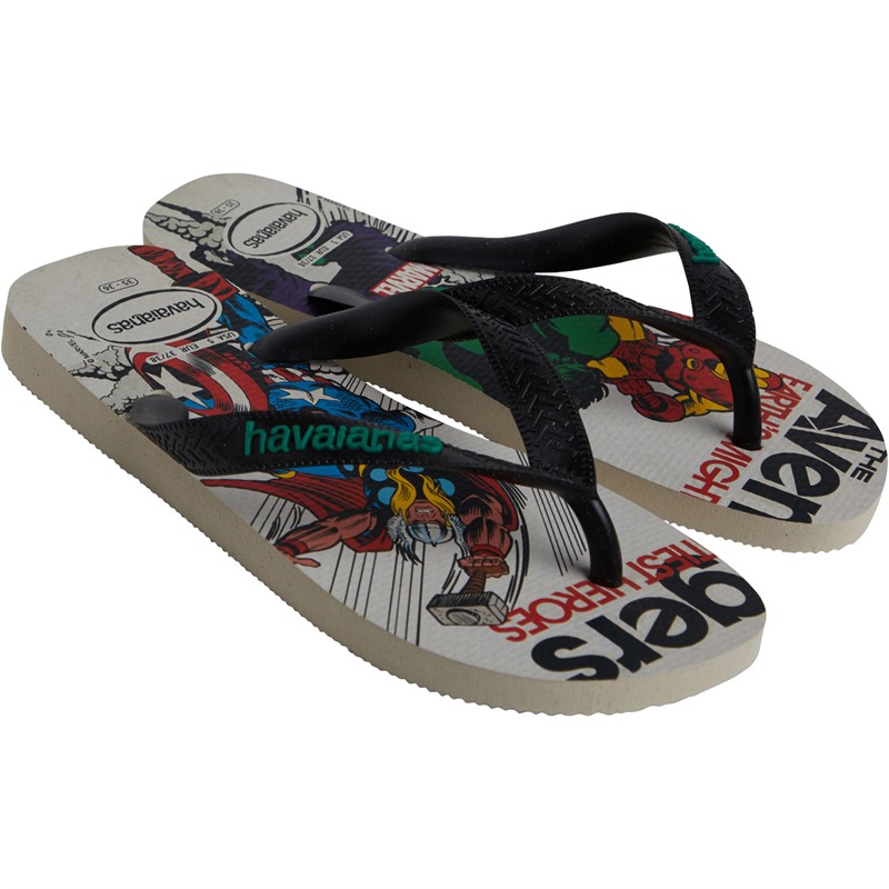 Havaianas Top Marvel Classics Flip Flops Beige