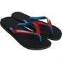 Havaianas Brasil Mix Flip Flops Black/Red Ruby