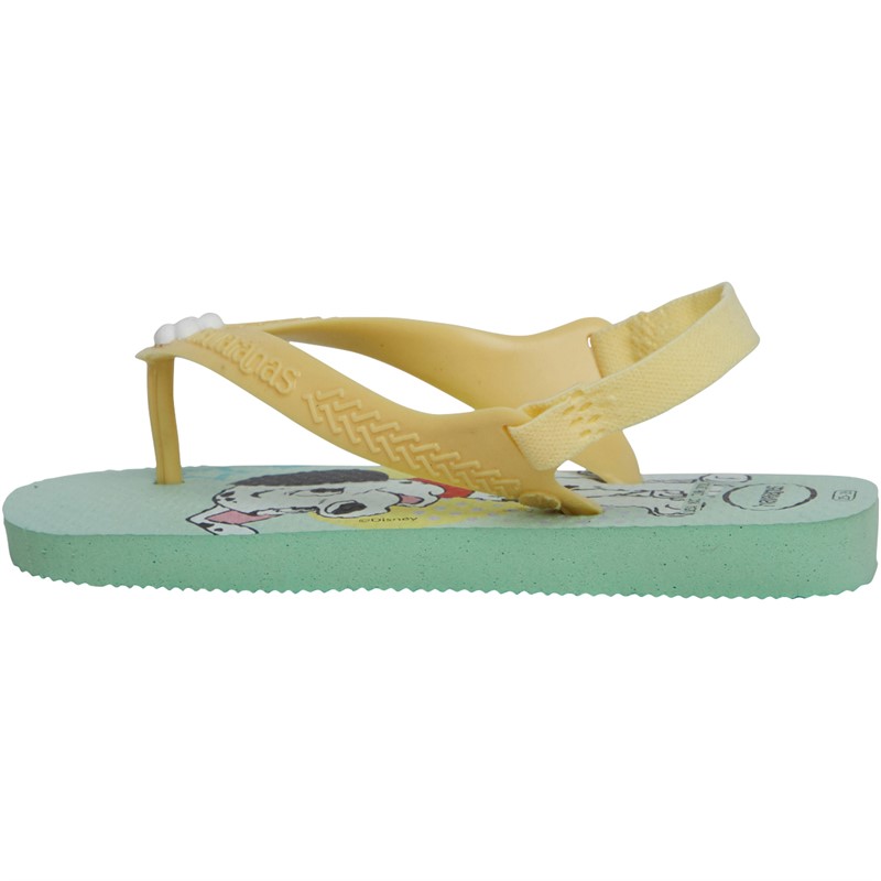 Havaianas Infant Disney Classics II Flip Flops Green Garden