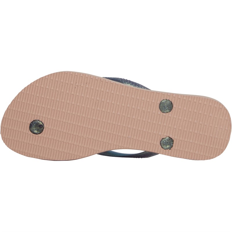 Havaianas Girls Slim Frozen Flip Flops Ballet Rose