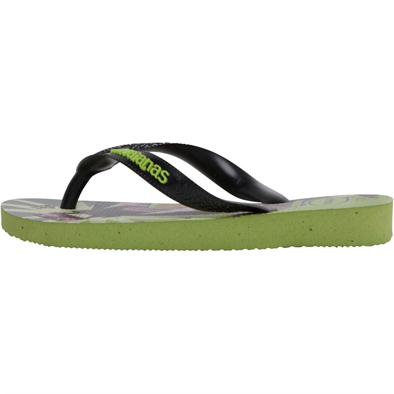 Havaianas Kids Minecraft Flip Flops Olive