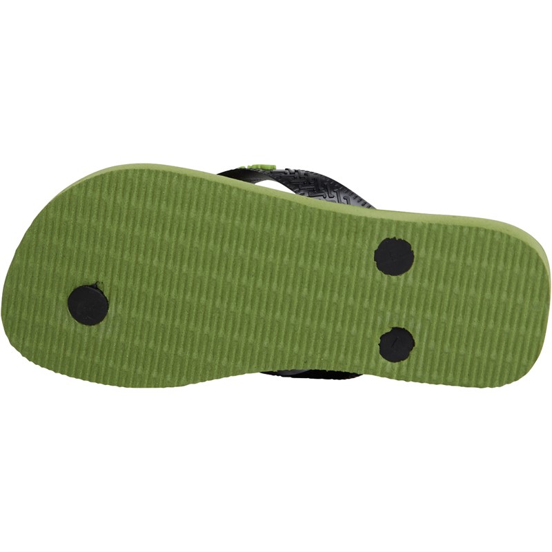 Havaianas Kids Minecraft Flip Flops Olive