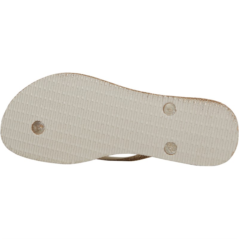Havaianas Dames Sparkle Slippers Bruin