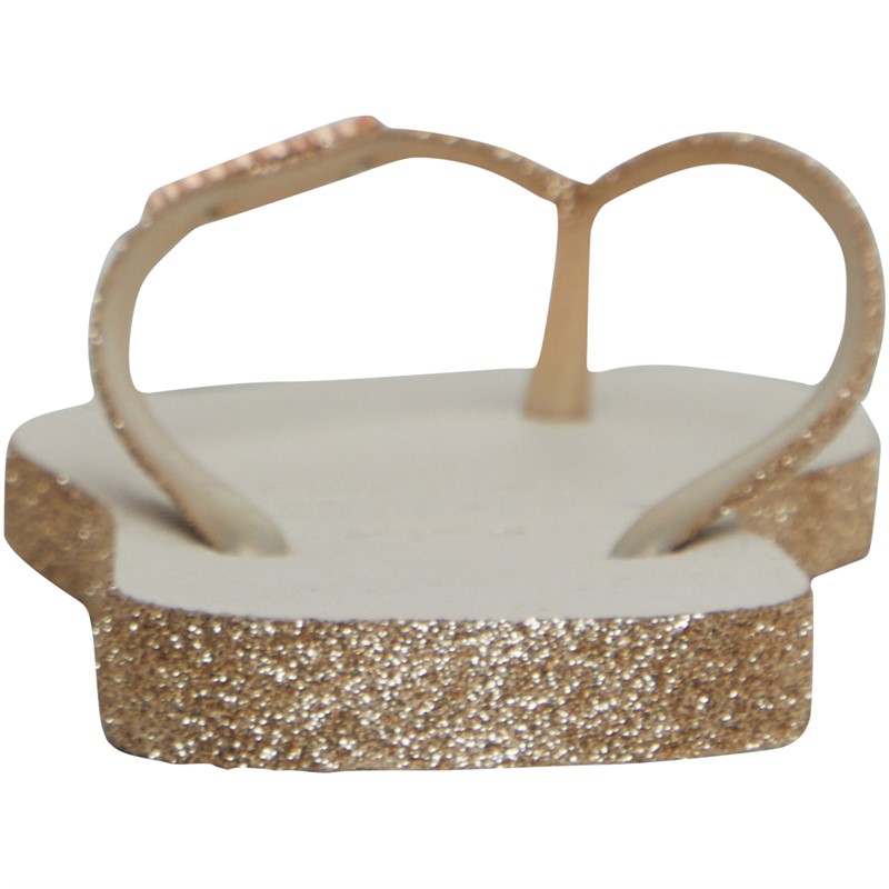 Havaianas Dames Sparkle Slippers Bruin