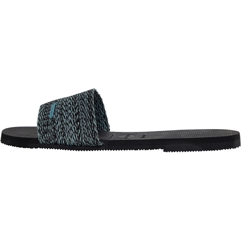 Havaianas Womens You Malta Sandals Black/Blue Sky