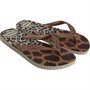 Havaianas Womens Top Animals Flip Flops Beige/Rose Gold/Dark Brown