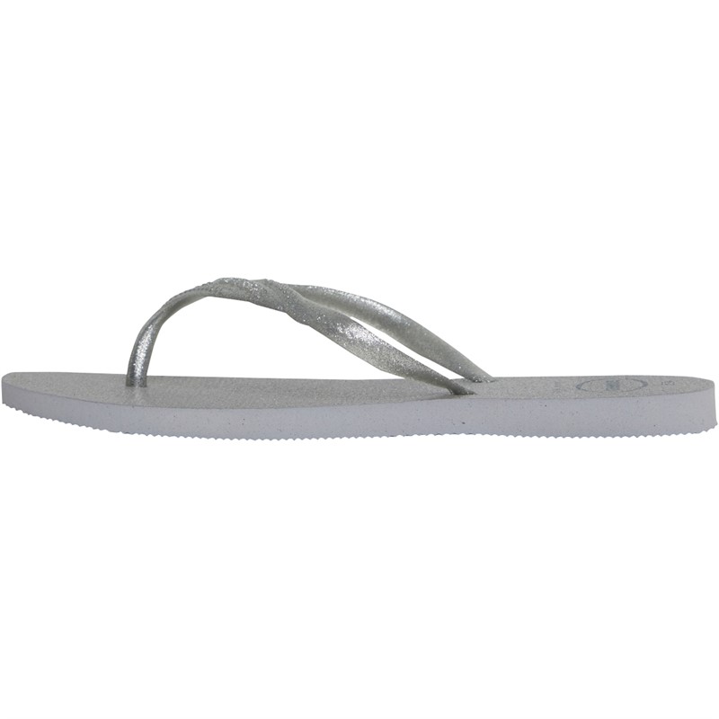 Havaianas Womens Fantasia Gloss Flip Flops Ice Grey