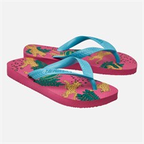 Havaianas Girls Top Fashion Flip Flops Pink/Multi