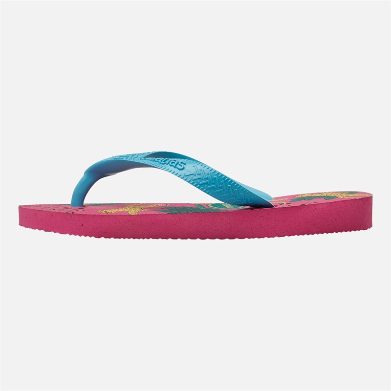 Havaianas Girls Top Fashion Flip Flops Pink/Multi