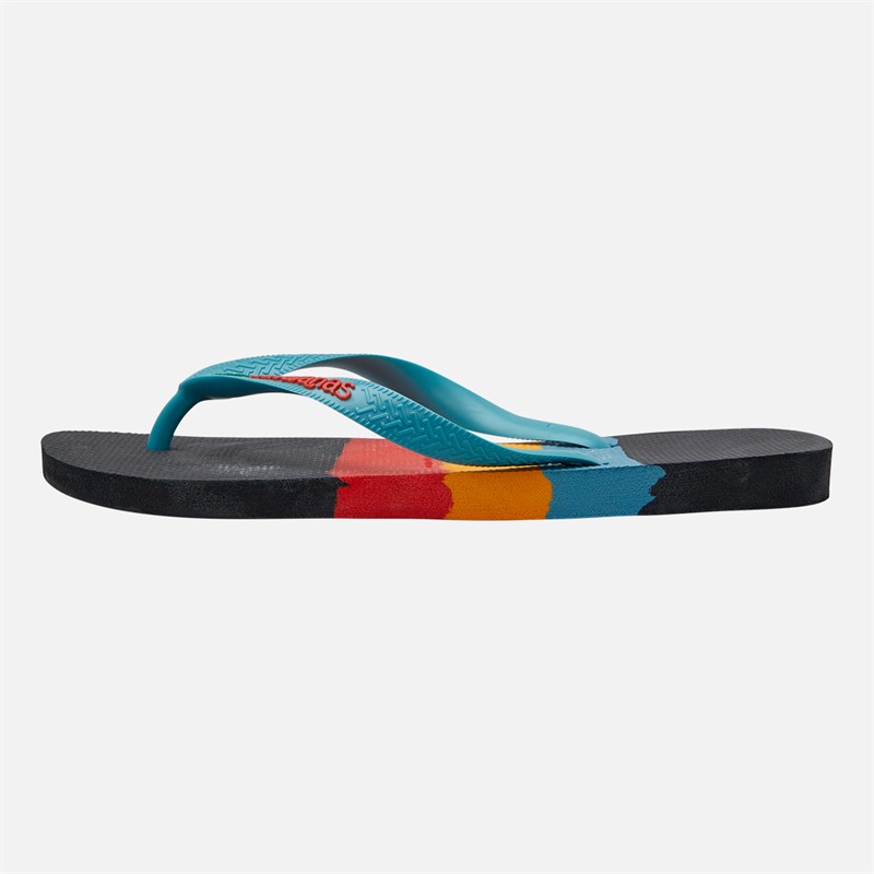 Havaianas Mens Brasil Tech Flip Flops Black/Multi