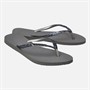Havaianas Womens Slim Glitter II Flip Flops Steel Grey