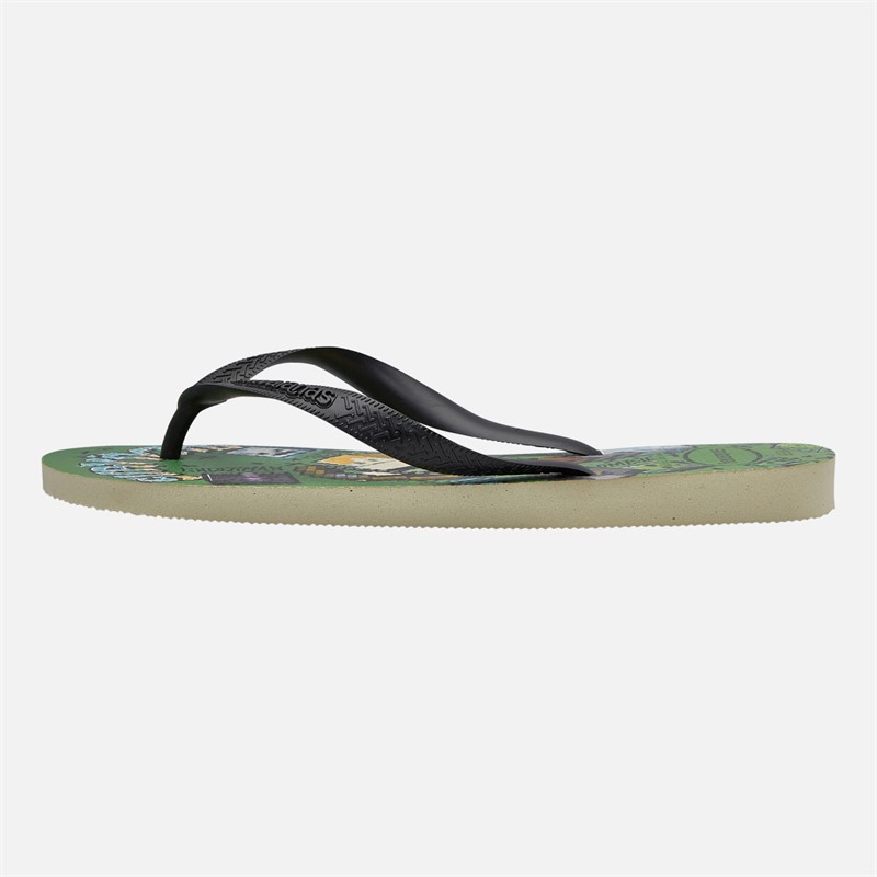 Havaianas Minecraft Flip Flops Green Multi