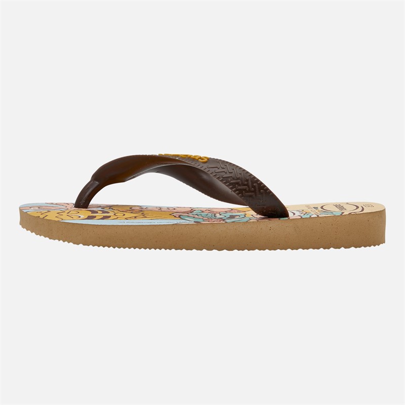 Havaianas Kids Top Bob Sponge Flip Flops Golden/Multi