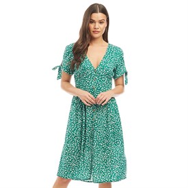 Ribbon Dames Drukowac Jurk Groen ribbon kopen in de aanbieding