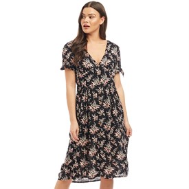 Ribbon Dames Drukowac Jurk Zwart ribbon kopen in de aanbieding