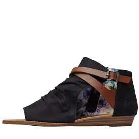 Blowfish Dames Bess Sandalen Zwart blowfish kopen in de aanbieding