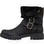 Blowfish Womens Randall Shearling Single Strap Boots Black
