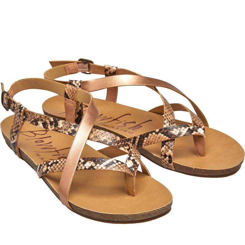 golden rose sandals