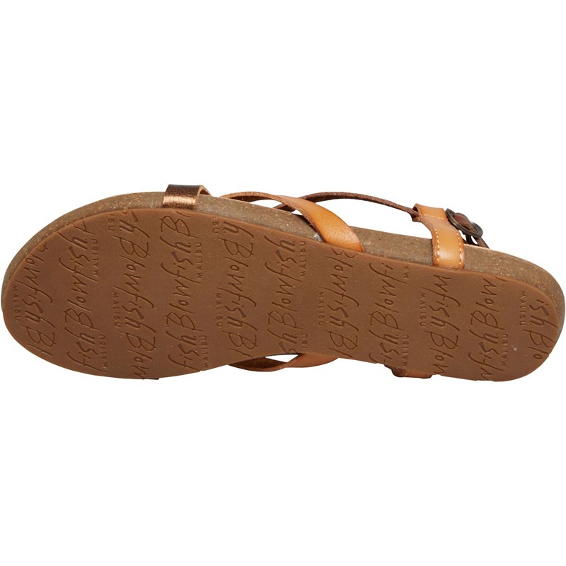 Blowfish Womens Granola-B Sandals Desert Sand/Bronze/Whiskey
