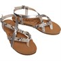 Blowfish Womens Granola-B Sandals White Coiled Love/Pearl Pewter