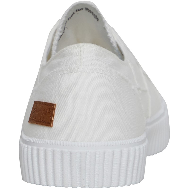 Blowfish Womens Cablee Canvas Shoes White