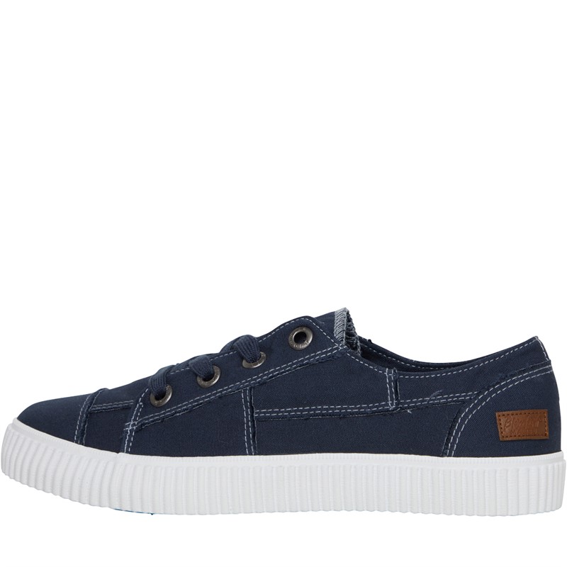 Buy Blowfish Womens Cablee Canvas Shoes Navy