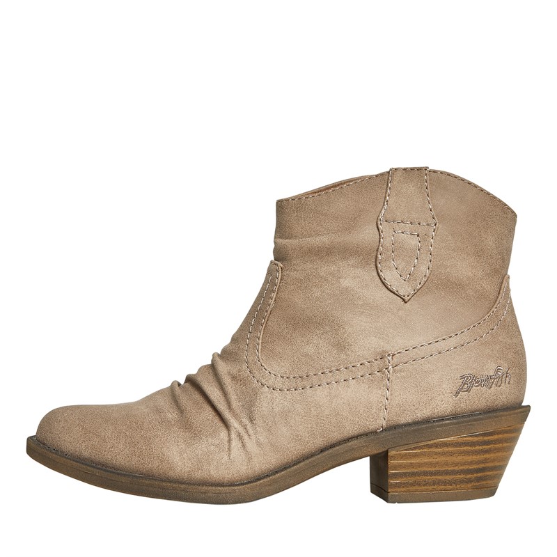 Blowfish Womens Lane Wedge Heel Ankle Boots Taupe