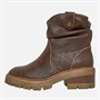 Blowfish Womens Juniper Cozy Ruched Boots Brown