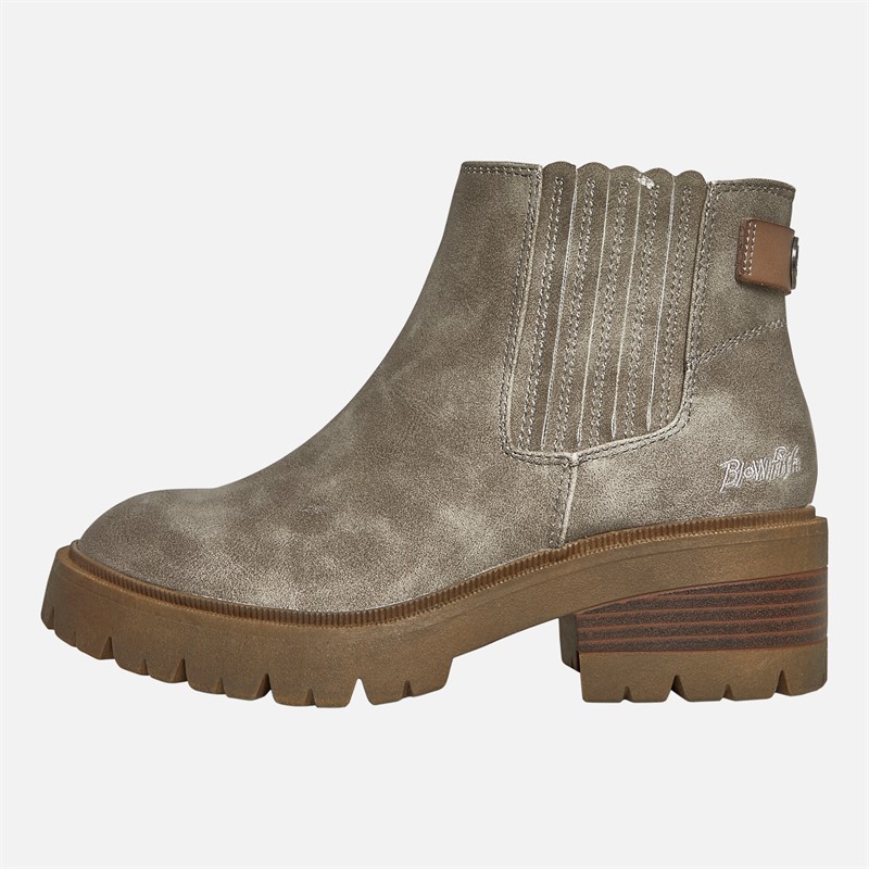 Blowfish Womens Joy Chelsea Boots Grey