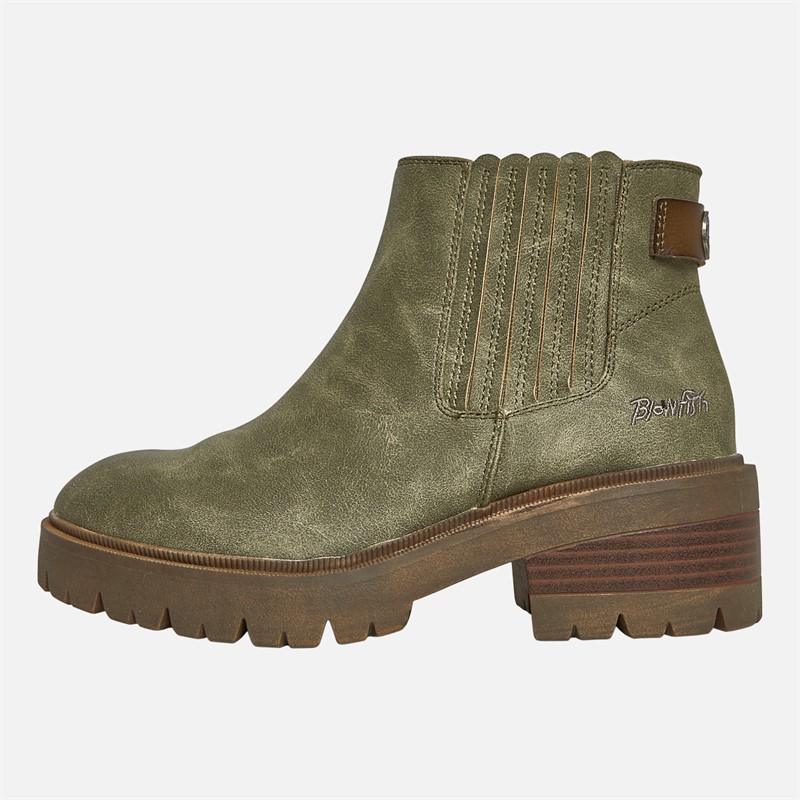 Blowfish Womens Joy Chelsea Boots Moss