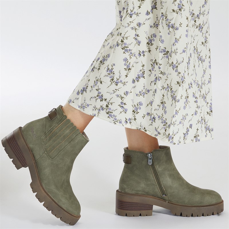 Blowfish Womens Joy Chelsea Boots Moss