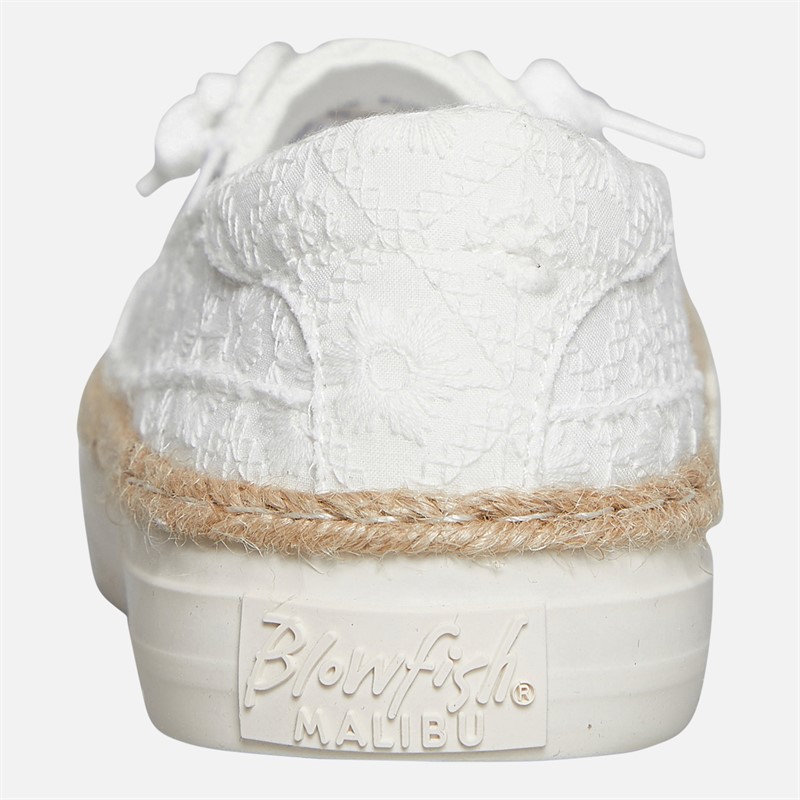 Blowfish Womens Malibu Moon Canvas Shoes White